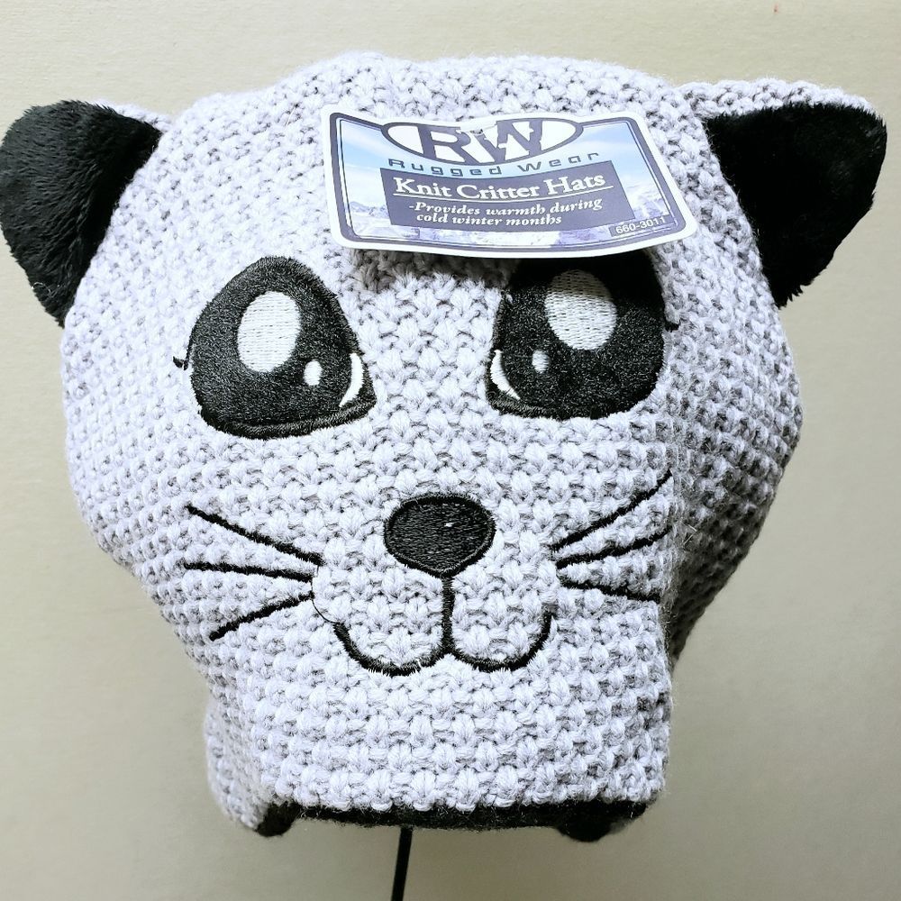 *NWT* Rugged Wear Knit Critter Hat